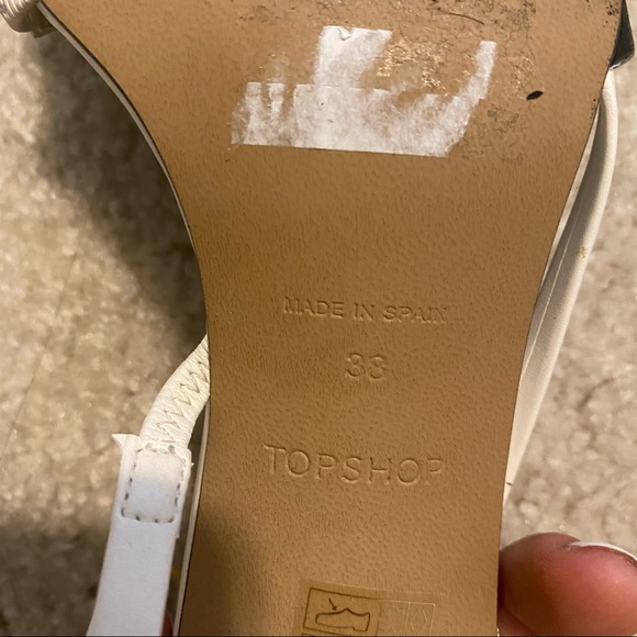 Topshop white and black HEELS - Picture 6 of 10